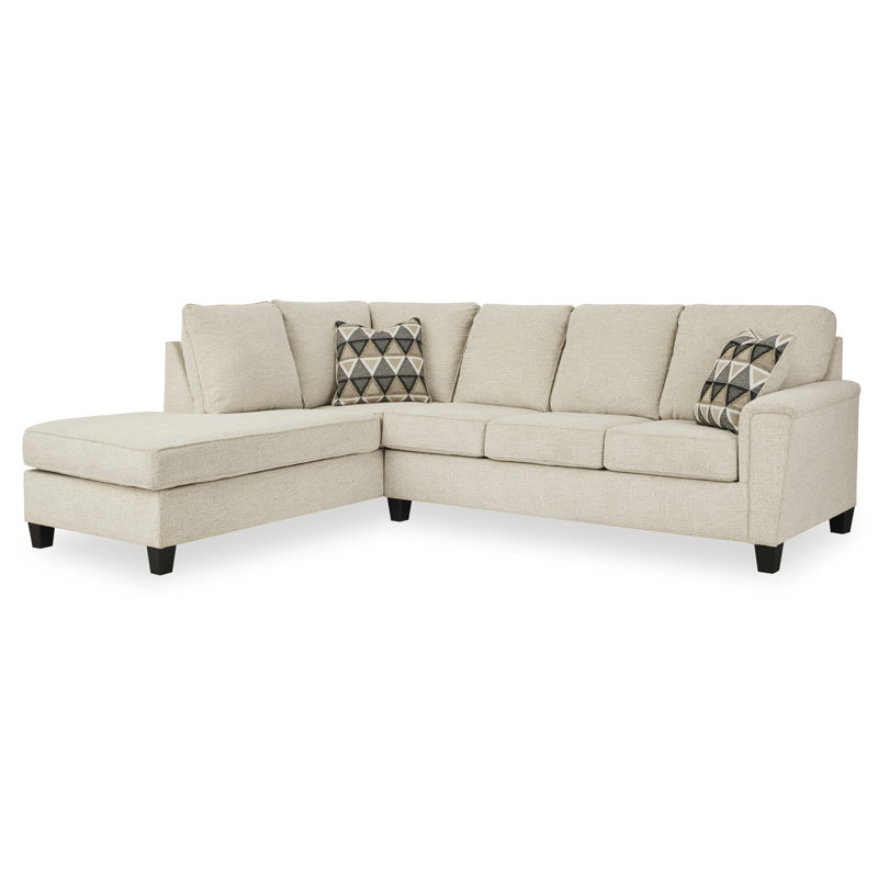 Abinger Natural 2-Piece Sectional with Chaise, Left Hand Facing