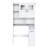 Over The Toilet Freestanding Storage With Cabinet-2101535942