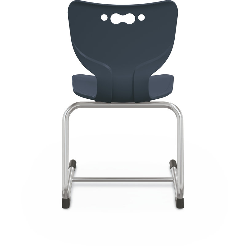 Chaise de classe en porte-à-faux Hierarchie, Chaise 18 po, Marine