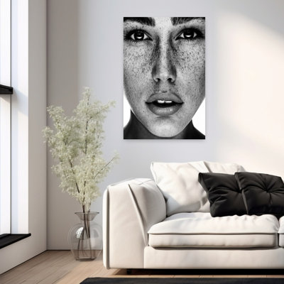 «Freckles Beauty», art mural contemporain abstrait