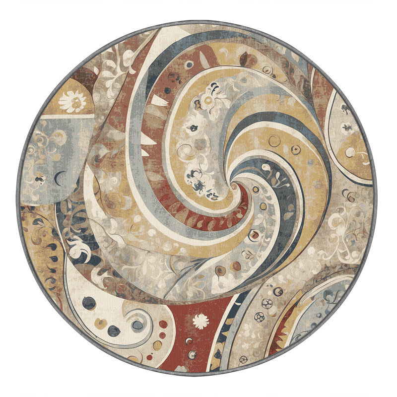 Tapis Vibrant Twist, Rond 4 pi