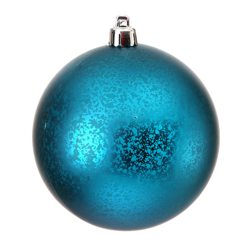 Ornement boule de mercure mat 140Mm Vp, Bleu aqua