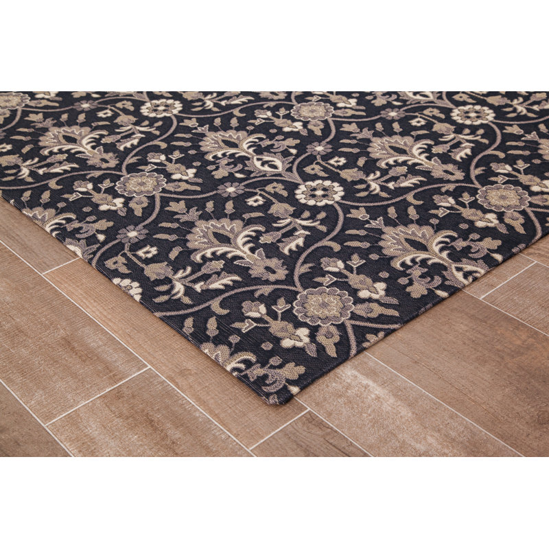 Alhambra Carpet Straight Rectangular Chair Mat, 0.25" H x 36" W x 48" D, Black