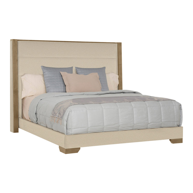 Thom Filicia Home Century Club King Bed, Tuck Linen, Hampton, No