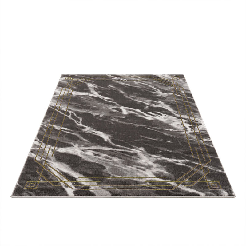 Roxandra Abstract Indoor Rug, Rectangle 3'11" x 5'3"