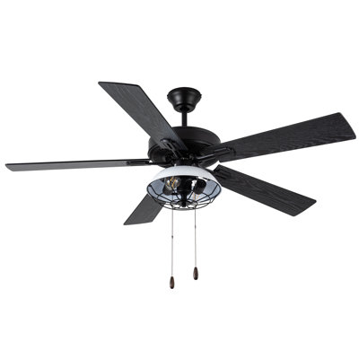 52''W Hillside Avenue Ceiling Fan with Light Kit
