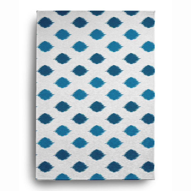Auberon Chenille Polka Dots Indoor Rug