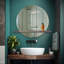 Miroir d'appoint moderne avec tablettes