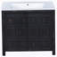 Armoire de salle de bain 36 "Retro Espresso