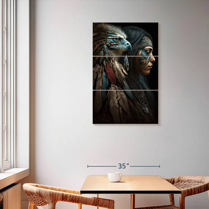 Lelar Eagle Spirit, H 57 po x l 36 po
