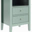 Table de bout moderne 18 po avec 2 tiroirs 18 po-132615433