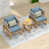 Brown Frame/Blue Olefin Cushion selected