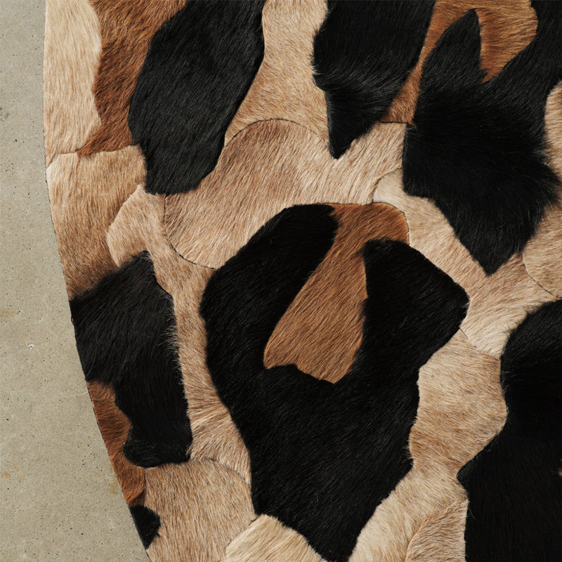 Amur Rug Round - Caramel