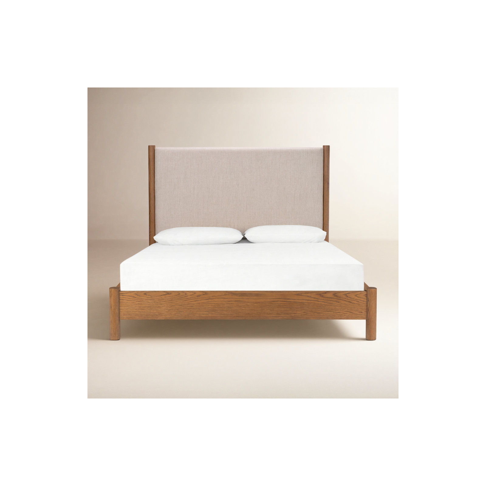 Linda Upholstered Bed, Queen, Essence Natural
