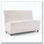 Causeuse beige en tissu Boucle