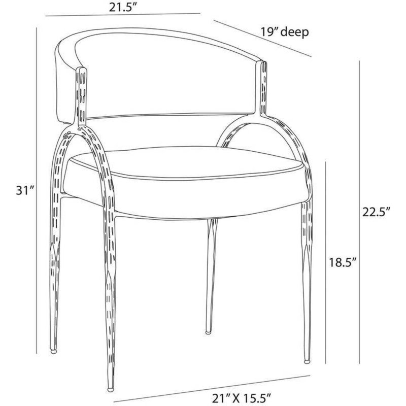 Bahati Upholstered Arm Chair