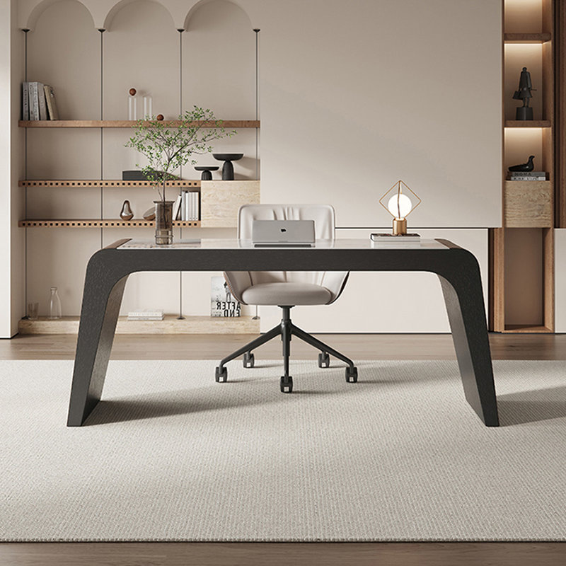 Bureau d'écriture avec tiroirs, H 29,53 po x l 55,12 po x P 23,62 po