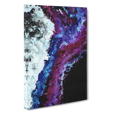 Alight Abstract - Wrapped Canvas Print