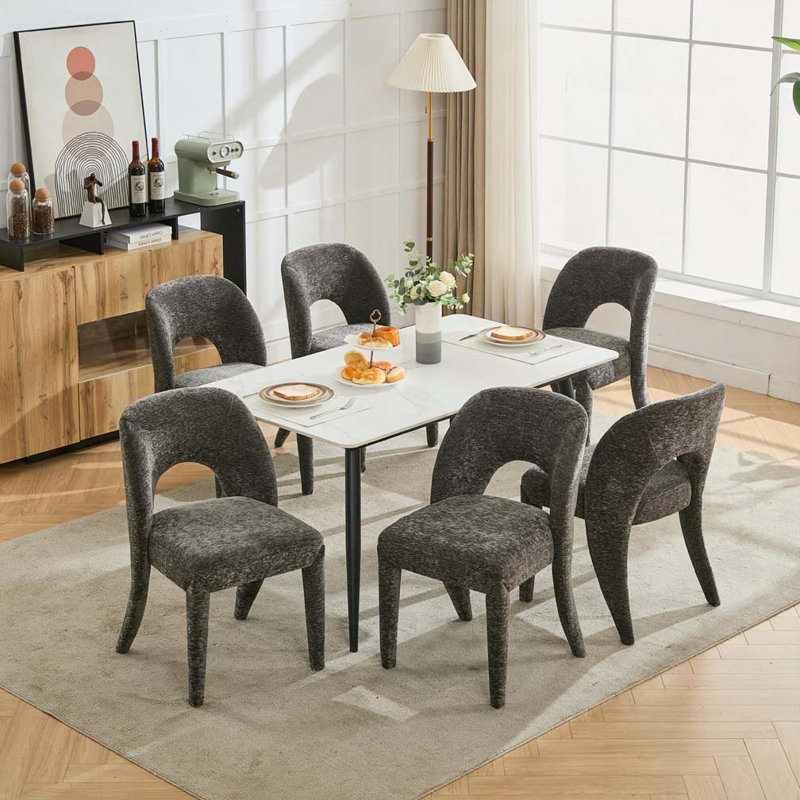 Chaises de salle à manger, Gris