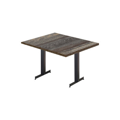 Metal Base Dining Table
