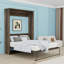 Grand lit escamotable en bois-11866902