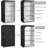 Waterproof Wire Shelving Cover With Clear Front Panel, Heavy-Duty Dustproof Storage Unit Protector For Metal Shelves, Easy Zipper Access And Interior Organization