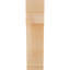 5 1/2"W x 10"D x 22"H Mediterranean Smooth Corbel, Douglas Fir-829457911-829457904-829457885