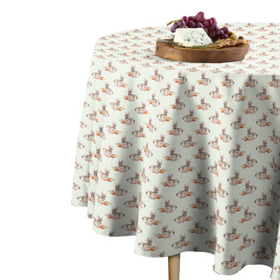 Coreene Geometric Round Tablecloth