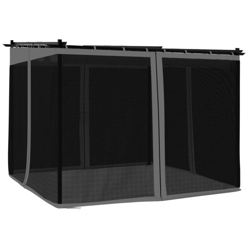 Catonya 10 Ft. W x 10 Ft. D Aluminum Soft-top Gazebo, Anthracite