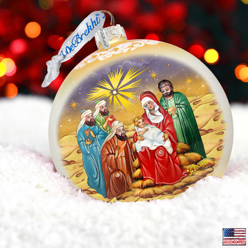 5.5'' Glass Ball Ornament
