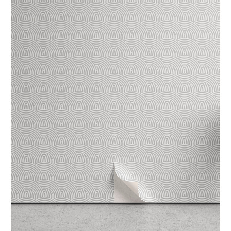 Panneau de papier peint adhésif Lisett, L 13 po x L 100 po