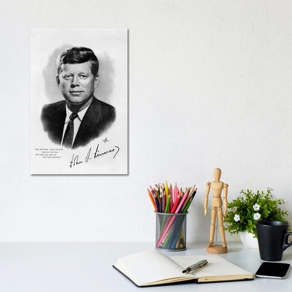 ClassicLiving 1960s JFK Official White House Portrait John Fitzgerald ...