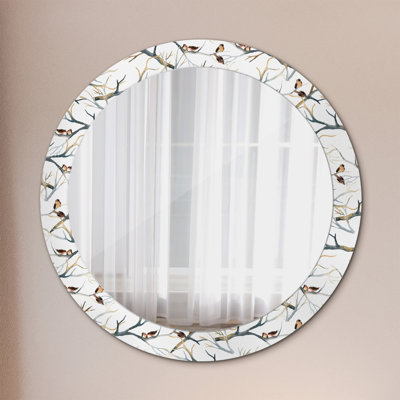 Huldar Glass Flat Wall Mirror