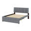 Lit plateforme tapissier avec lit gigogne-654439026