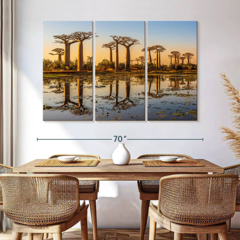 Harnek Madagascar Baobab Trees, 42" H x 65" W