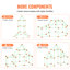 Ensemble de construction de tente pour enfants VEVOR Glow In The Dark