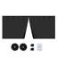 Ensemble d'isolation de porte de garage pour garage 16,3 x 7,15 pi Winter