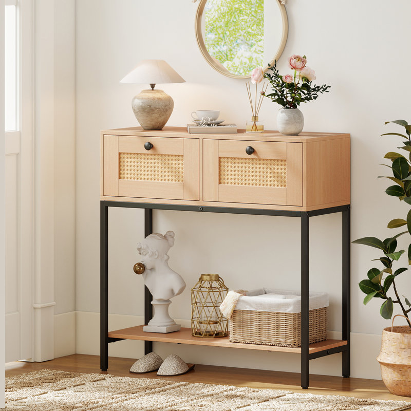 80cm Console Table, Natural