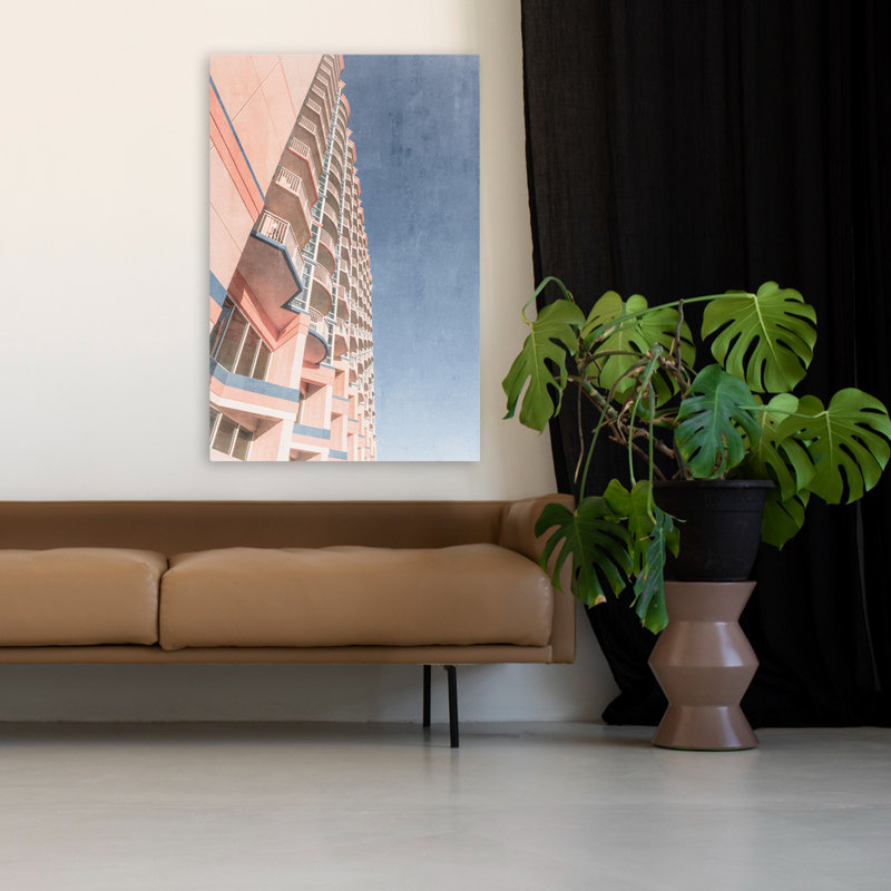 Paysage marin, photographie de paysage urbain moderne, H 48 po x l 32 po