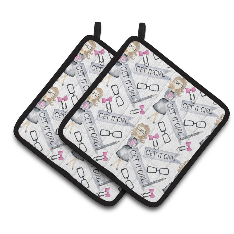 Caroline's Treasures Polyester Potholder Set