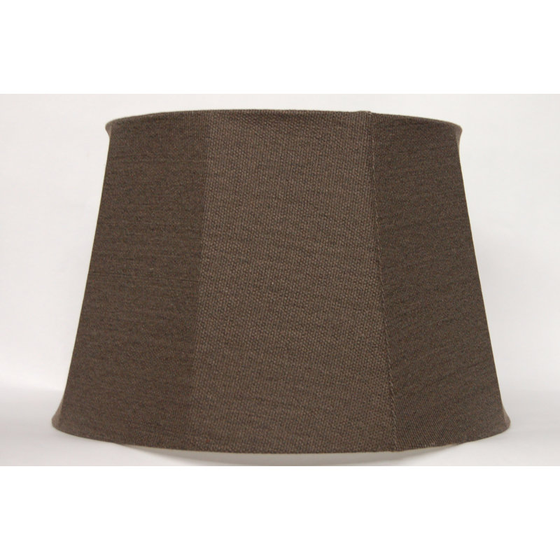 Abat-jour en toile de jute 19 po, Gris ardoise