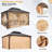 EROMMY Metal Patio Gazebo, PRO Premium Gazebo-86621192