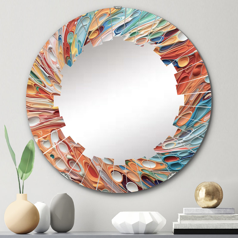 Burtle Circle Mirror, 24" x 24"
