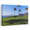 Palmiers sur un terrain de golf au bord de la mer, Kiele, cours numéro 13, Kauai Lagoons Golf Club, Lihue, Hawaï, États-Unis, abstrait, palmier, montagne, art naturel