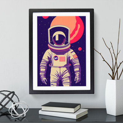 Amazing Astronaut - Single Picture Frame Print