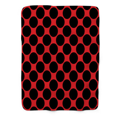 Onyx Spots - 1 pièce Sherpa Premium Couverture 0160