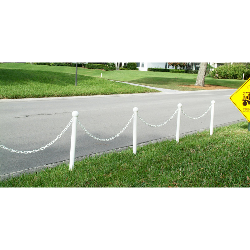Chaîne en plastique, Blanc, H 2,12 po x l 1200 po x P 0,29 po
