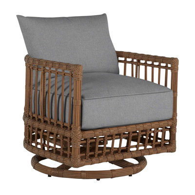 Newport Swivel Patio Chair with Cushions