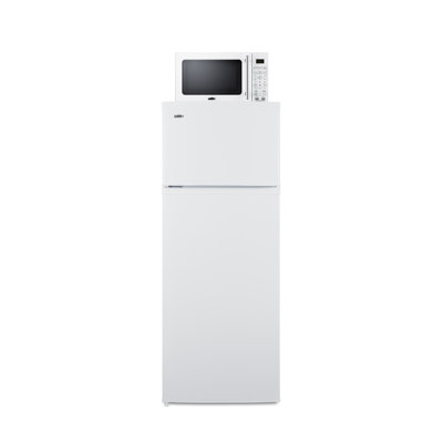 Summit Appliance Microwave/Refrigerator-Freezer Combination with Allocator