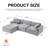 105'' Modular Sectional Sofa Couch-326843010-326843013